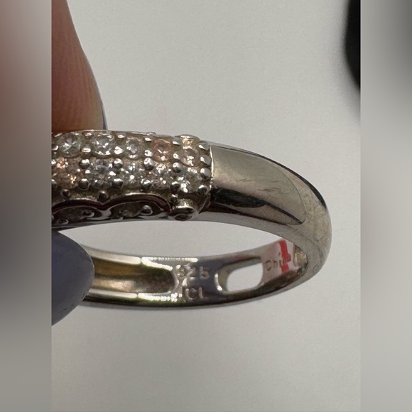 Sterling silver ring flip blue topaz reversible light and dark topaz ring sz 8 - Picture 6 of 9